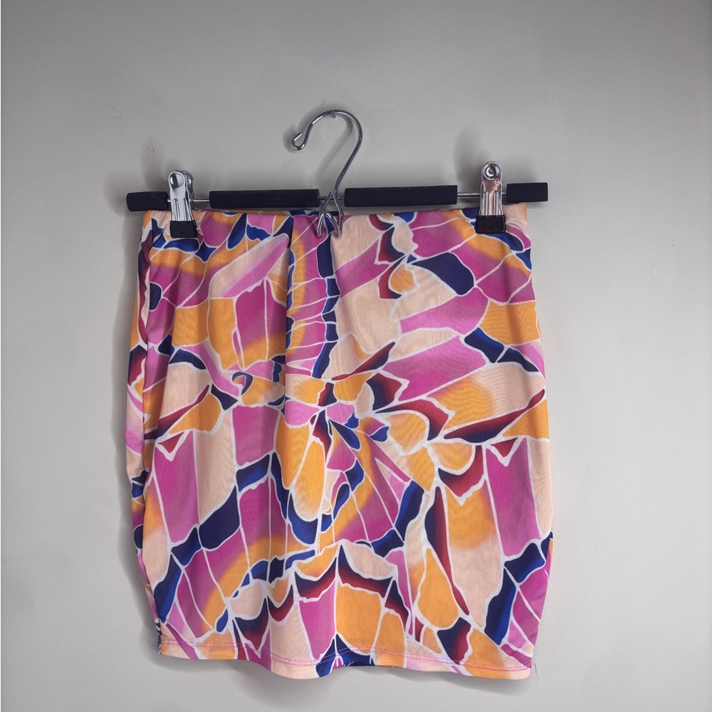 AFRM Multicolor Floral Skirt